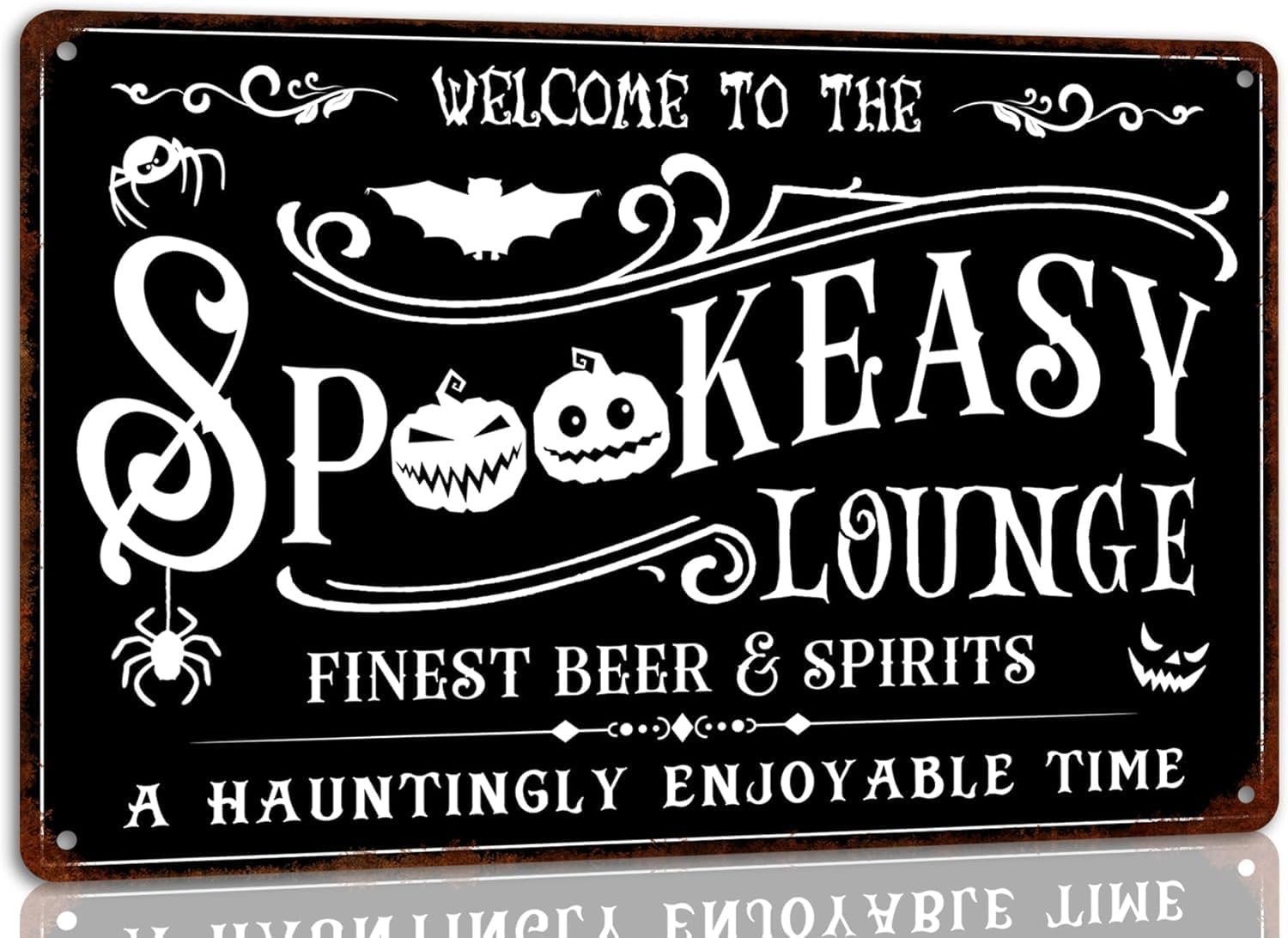 ป้ายโลหะอะลูมิเนียม Spookeasy  - Home Bar Lounge บทวิจารณ์และราคา