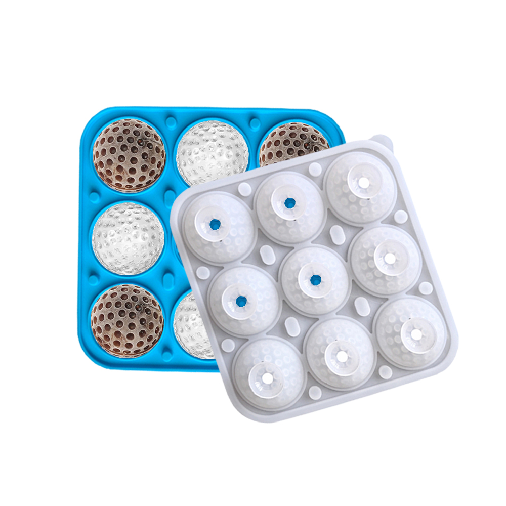 ลูกกอล์ฟ 9 ช่องพร้อมฝาปิด แม่พ - Ice Mold Sphere บทวิจารณ์และราคา
