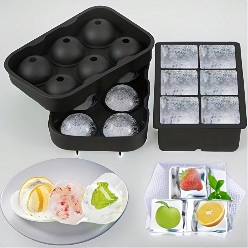 ถาดน้ำแข็งซิลิโคนพรีเมียมพร้อม - Ice Mold Sphere บทวิจารณ์และราคา